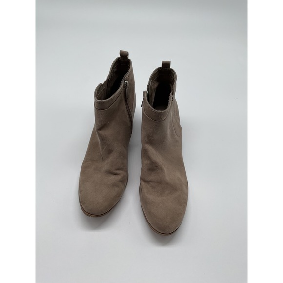 Libby Edelman Taupe Ankle Boots - Picture 1 of 8